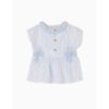 camisa rayas blusa lazosblanca azul niña zippy moda infantil 100x100 - Pelele Minnie Mouse tul