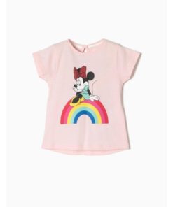 camiseta manga corta rosa minnie mouse arco iris disney 247x296 - Camiseta mc Minnie Mouse