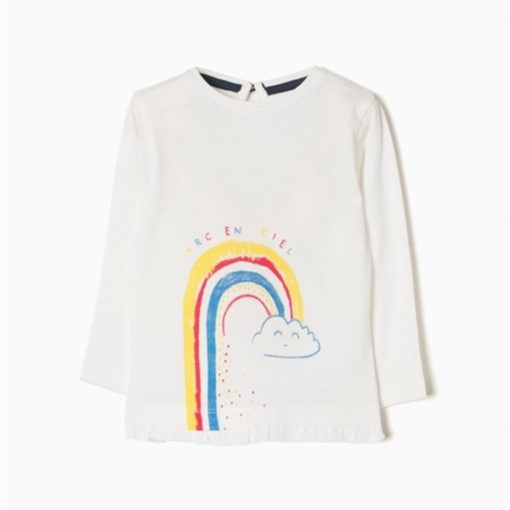 camiseta manga larga entretiempo arc en ciel arcoiris nube bebe niña moda infantil 510x510 - Camiseta Arc En Ciel