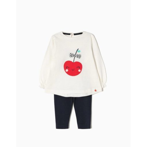 conjunto camiseta leggings manga larga entretiempo primavera manzana zippy 510x510 - Camiseta+legging Manzana