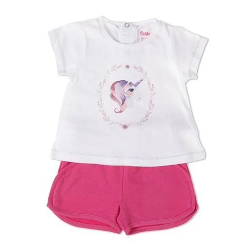 conjunto camiseta short pantalón algodón babybol unicornio rosa moda infantil niña primavera verano 19142 1 510x510 - Camiseta+short Unicornio rosa