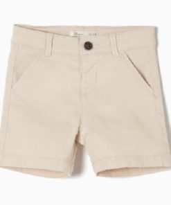 pantalón chino corto beig tostado cintura ajustable bebe niño verano vestir bermuda 247x296 - Bermuda chino Beig