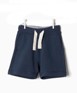 bermuda algodón color marino básico niño verano moda infantil zippy sport 247x296 - Bermuda algodón marino