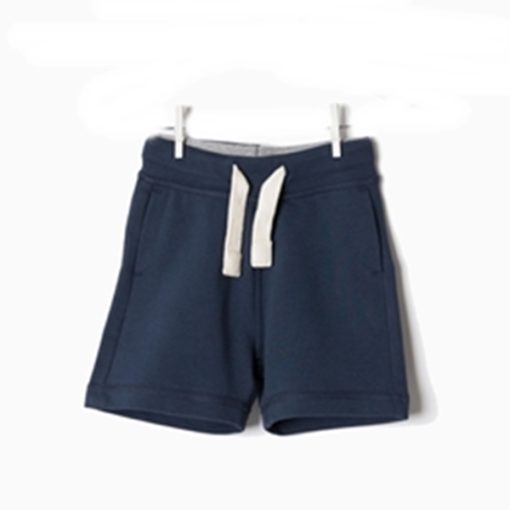 bermuda algodón color marino básico niño verano moda infantil zippy sport 510x510 - Bermuda algodón marino