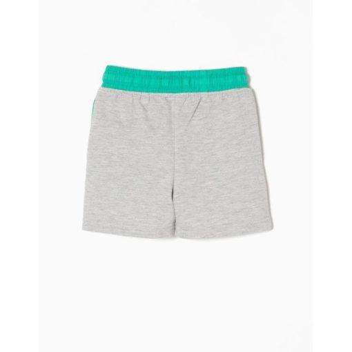 bermudas pantalones cortos gris algodon zippy verano niño moda infantil 2 510x510 - Bermuda gris verde básic