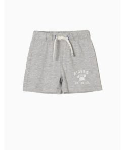 bermudas pantalones cortos gris algodon zippy verano niño moda infantil cangrejo 247x296 - Bermuda gris cangrejo