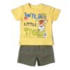 camiseta algodon amarillo bermuda pantalon corto verde caqui tigre babybol moda nino infantil 19259 1 100x100 - Camiseta+bermuda León Roar