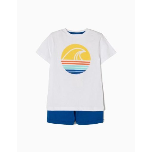 camiseta algodon bermuda azul playa piscina conjunto de verano para nino zippy 150362 large 510x510 - Camiseta+bermuda Playa