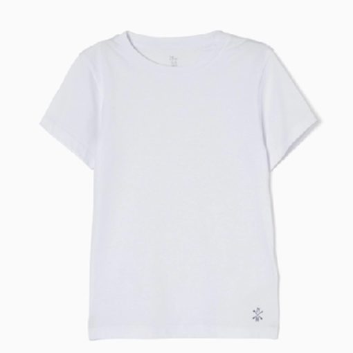 camiseta algodon manga corta basica blanca zippy moda infantil nino 510x510 - Camiseta Blanca