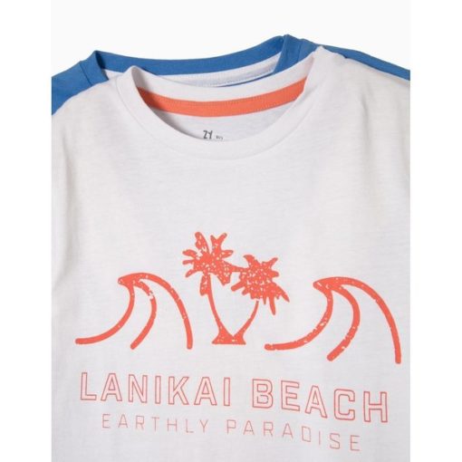 camisetas playa piscina moda infantil manga corta nino zippy pack 138865 large 510x510 - Pack 2 camisetas Lanikai Beach
