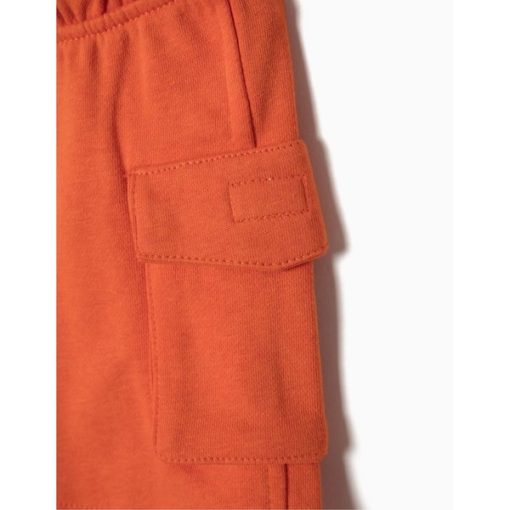 conjunto pack dos piezas zippy bermuda pantalón corto naranja camiseta manga corta blanca con pez 2 510x510 - Camiseta+bermuda Fun fish