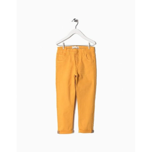 pantalones mostaza vaquero cintura ajustable moda infantil nino zippy 112981 large 510x510 - Pantalón vaquero mostaza