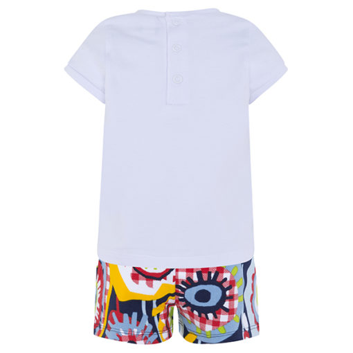 conjunto camiseta blanca girafa pirata short estampado floral pirates tuctuc moda infantil primavera verano 49533 2 510x510 - Camiseta+short Pirates