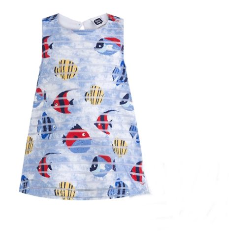 vestido verano tuctuc moda infantil arrecife de coral peces azul algodon 49180 510x510 - Vestido fantasía Arrecife de Coral