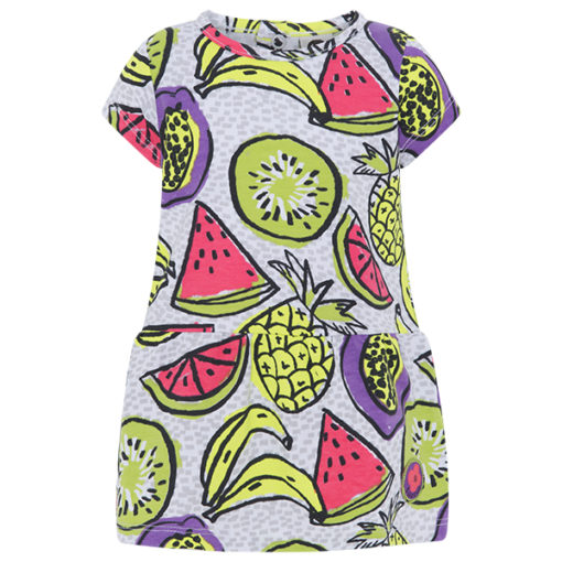 vestido verano tuctuc moda infantil festival fruit fucsia algodon 49479 510x510 - Vestido estampado Fruit Festival
