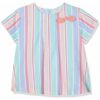 blusa rayas zippy con lazo moda infantil verano 100x100 - Camiseta Blanca con flecos