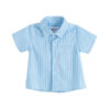 camisa rayas azul manga corta botones newness BBV07013 100x100 - Camisa cuadros mc
