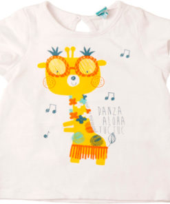 camiseta algodon manga corta jirafa maui island tuctuc moda infantil rebajas 48240 247x296 - Camiseta blanca Maui Island