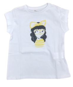 camiseta algodon manga corta nina zippy rebajas verano moda infantil 247x296 - Camiseta niña con gafas