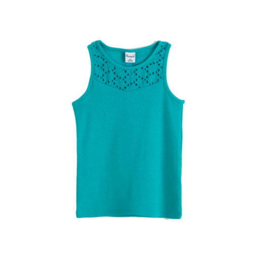 camiseta algodon tirantes verde moda infantil rebajas verano JGV07790 510x510 - Camiseta tirantes newness