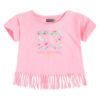 camiseta highschool fucsia rosa con flecos canada house moda infantil rebajas verano 100x100 - Mono mariposas Spring