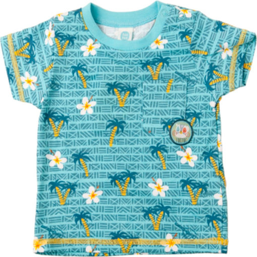 camiseta manga corta algodon verde palmeras maui island tuctuc moda infantil rebajas verano 48259 510x510 - Camiseta estampada Maui Island