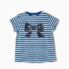 camiseta manga corta lentejuelas lazo rayas zippy 100x100 - Camiseta Caramelo lentejuelas
