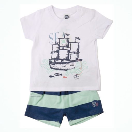 conjunto camiseta algodon bermuda rayas baby sailor tuctuc moda infantil rebajas verano 48603 510x510 - Camiseta+bermuda punto Baby Sailor