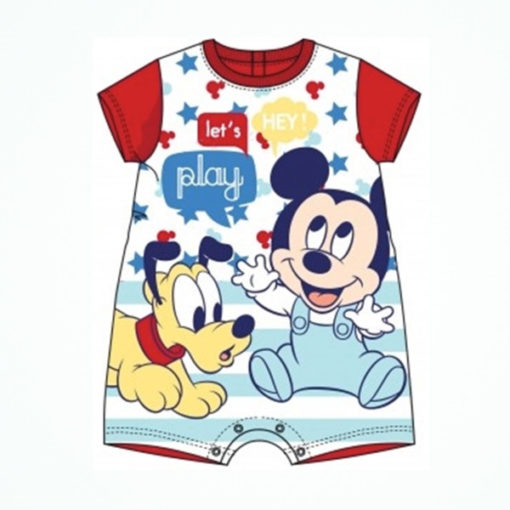 pelele manga corta verano mickey mouse pluto moda infantil verano 510x510 - Pelele Mickey Lets play
