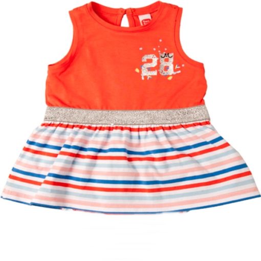 vestido algodon piscinero naranja coral rayas tuctuc sport 48291 510x510 - Vestido punto combinado Sport
