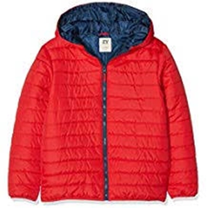 abrigo con capucha rojo tipo plumas moda infantil rebajas invierno zippy - Abrigo rojo