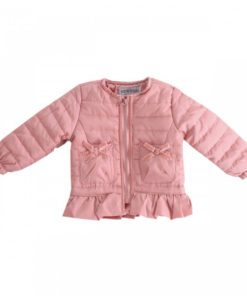 abrigo rosa con volantes moda infantil bebe newness rebajas invierno BGI97541 247x296 - Abrigo con volante