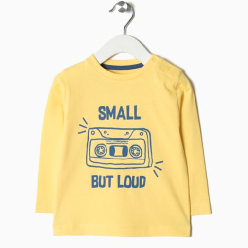 camiseta manga larga cassete color amarillo zippy rebajas moda infantil invierno 510x510 - Camiseta Small But Loud