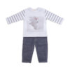 conjunto camiseta algodon pantalon de pana oso polar color blanco y gris babybol moda infantil rebajas invierno 28259 100x100 - Sudadera Nessy