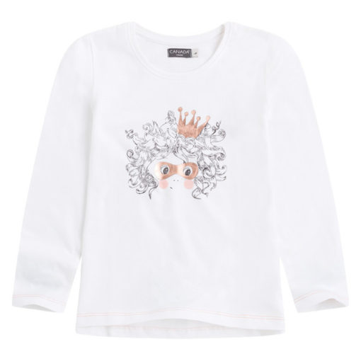 camiseta algodon color blanco reina princesa corona canada house moda infantil rebajas invierno T8JA5302 000TLC 510x510 - Camiseta Mask