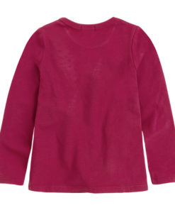 camiseta algodon color granate corazon rosa canada house moda infantil rebajas invierno T8JA2321 619TLC 2 247x296 - Camiseta Cuore