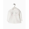 camiseta blanca pestanas ojos zippy moda infantil rebajas invierno 100x100 - Camiseta Súper Cute Gato