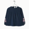 camiseta de algodon color azul marino flores en la manga zippy moda infantil rebajas invierno 100x100 - Leggings rodilleras