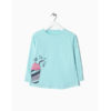 camiseta de algodon color azul turquesa con batido de fresa moda infantil rebajas invierno zippy 100x100 - Camiseta Amour