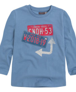 camiseta manga larga algodon canada house color azul moda infantil rebajas invierno T8JO1401 610TLC 247x296 - Camiseta Plate