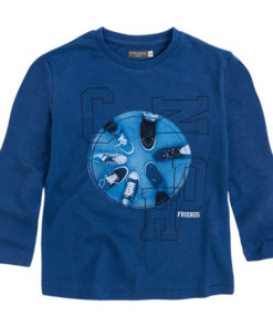 camiseta manga larga algodon canada house color azul zapatillas rebajas invierno moda infantil T8JO2411 618TLC 247x296 - Camiseta zapatillas