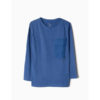 camiseta manga larga algodon moda infantil rebajas invierno zippy azul con bolsillo 100x100 - Camiseta Kensington