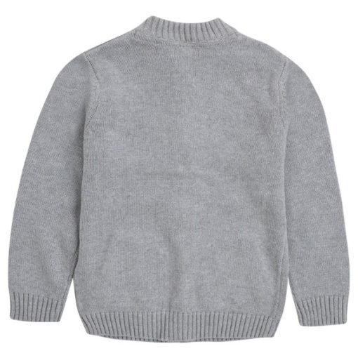 chaqueta punto tricot con cremallera color gris canada house rebajas invierno moda infantil T8JO2430 165RT 2 510x510 - Tricot Tommy