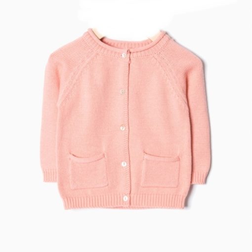 chaqueta tricot rosa salmon bebe primera puesta zippy moda infantil rebajas invierno 510x510 - Chaqueta tricot Rosa maquillaje