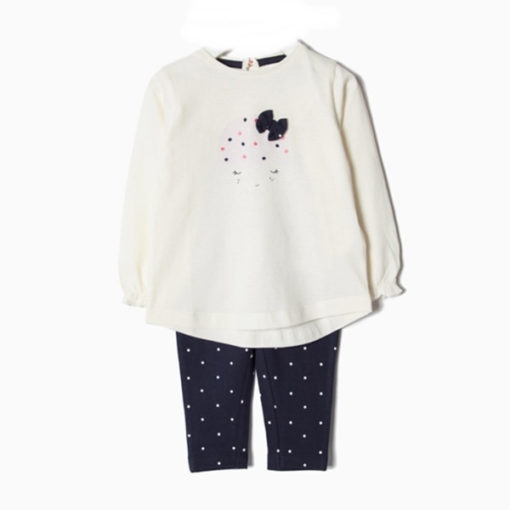 conjunto camiseta leggings algodon zippy nina con lazo moda infantil rebajas invierno 510x510 - Camiseta+leggings muñeca lazo