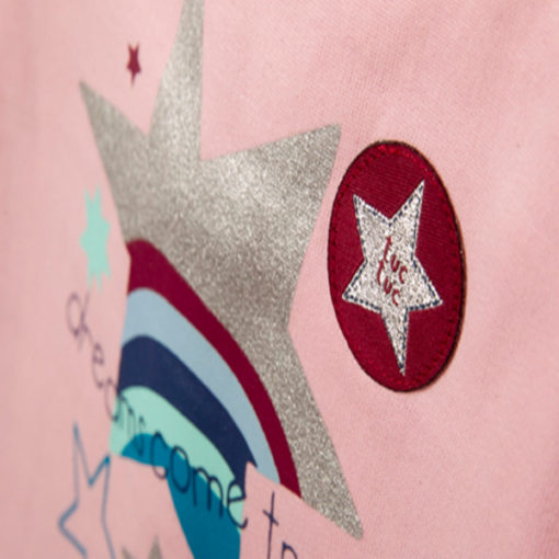 conjunto sudadera rosa con estrellas y leggings granate spacecat tuctuc moda infantil rebajas invierno 38449 3 510x510 - Sudadera felpa+leggings Spacecat