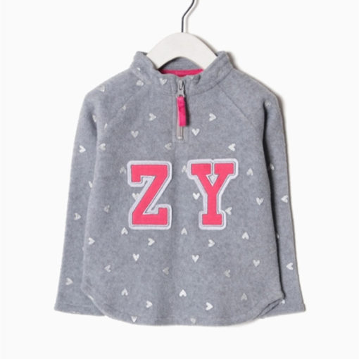 forro polar zippy color gris basico moda infantil rebajas invierno 510x510 - Forro polar gris baby