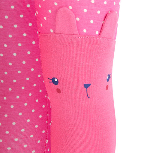leggings mallas color rosa con lunares rodilla conejo fabula moda infantil rebajas invierno 39341 3 510x510 - Leggings punto Fábula