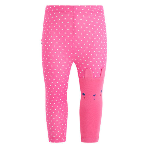 leggings mallas color rosa con lunares rodilla conejo fabula moda infantil rebajas invierno 39341 510x510 - Leggings punto Fábula