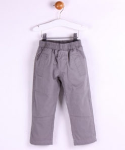 pantalon largo chino loneta gris con forro newness moda infantil rebajas invierno JBI04232 4 247x296 - Pantalón gris